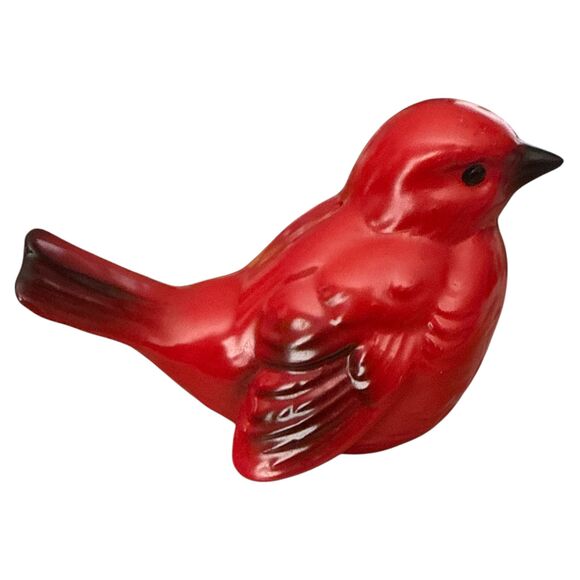 Goebel W. Germany Porcelain Birds – Bluebird & Cardinal Figurines Pair - Picture 8 of 11